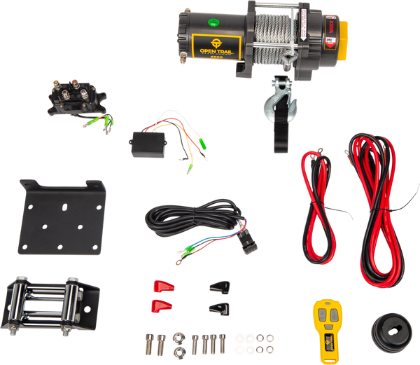 Polaris Ranger 4500lb Steel Wire Winch - Open Trail