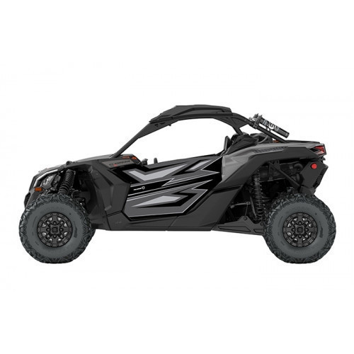 Can-Am Maverick X3 Platinum Satin Graphics Striker Door - Pro Armor