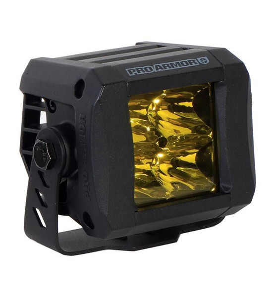 Polaris Ranger Spot LED Amber Cube Light - Pro Armor