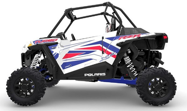 Polaris RZR XP 1000 / Turbo White Lightning LE Traditional Door Graphic - Pro Armor