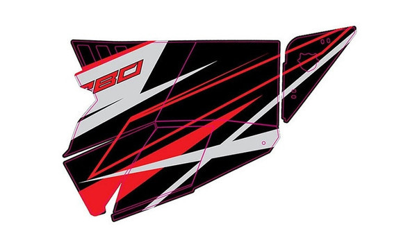 Polaris RZR XP Turbo Stealth Door Graphic - Black Pearl - Live Valve - Dynamix - Pro Armor