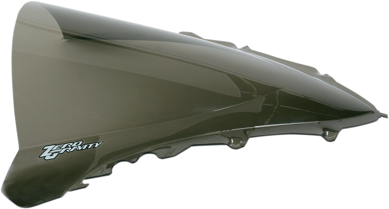 Zero Gravity - Double Bubble Windscreen - Smoke - YZF-R1 - Double Bubble Windscreen - 16-540-02