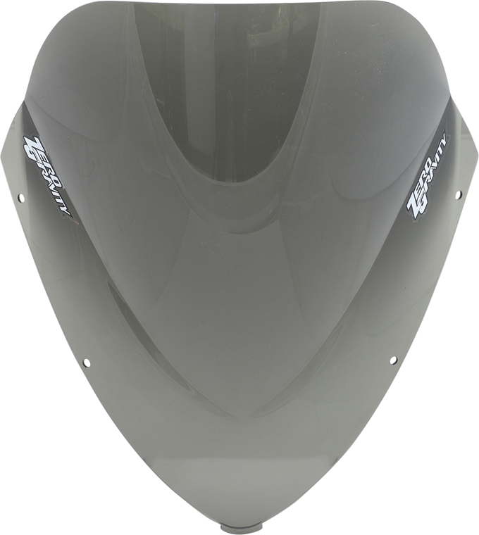 Zero Gravity - Double Bubble Windscreen - Smoke - Ninja 650 - Double Bubble Windscreen - 16-203-02
