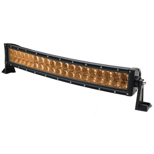 Kawasaki Mule / Ridge / Teryx 22 Inch Curved LED RGB Light Bar Dual Row 120 Watt Spot Ultra Arc Accent Series Quad-Lock/Interlock - Quake LED