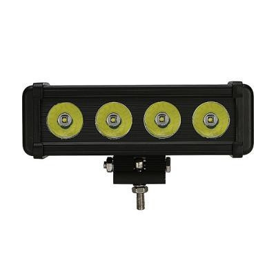 Polaris Ranger 9 Inch LED Light Bar Single Row 40 Watt Spot Rogue Series - Quake LED