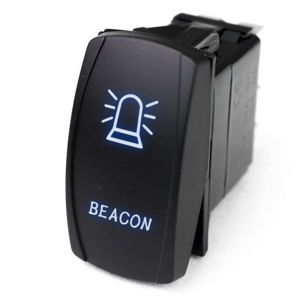 Honda Pioneer/Talon LED Rocker Switch w/ Blue LED Radiance (Beacon) - Race Sport Lighting