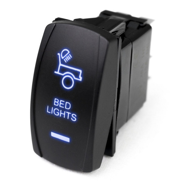 Honda Pioneer/Talon LED Rocker Switch w/ Blue LED Radiance (Bed Lights) - Race Sport Lighting