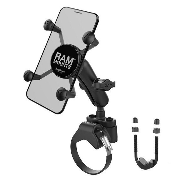Polaris RZR X-Grip Phone Mount with UTV Rail Base - RAM Mounts