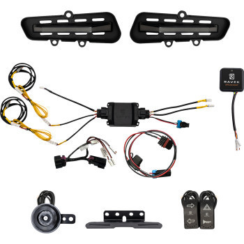 Polaris Ranger XD 1500 Gen3 Speakeasy Turn Signal Kit w/ Rocker Switches - Ravek