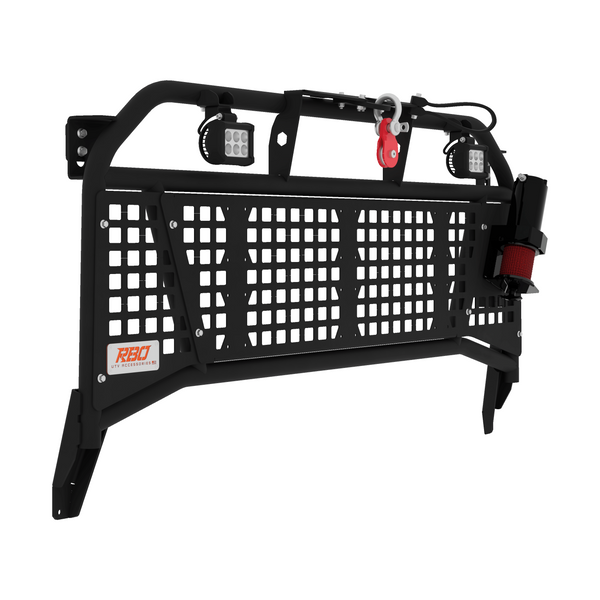 Can-Am Defender Sidepuller Rear Winch Rack (Headache) - Razorback
