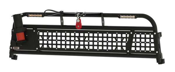 Polaris General Sidepuller Rear Headache and Winch Rack - Razorback Offroad