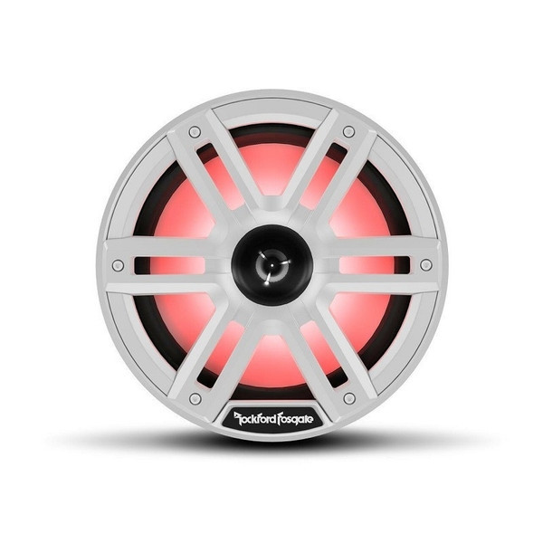 Honda Pioneer/Talon M2 8" Color Optix Marine 2-Way Horn Speakers White - Rockford Fosgate