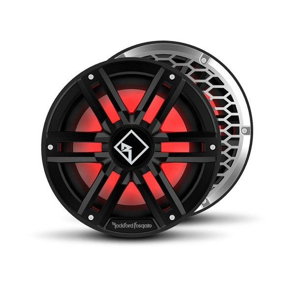 Polaris RZR M2 10" DCV 4-Ohm Color Optix Infinite Baffle Marine Subwoofer Black - Rockford Fosgate