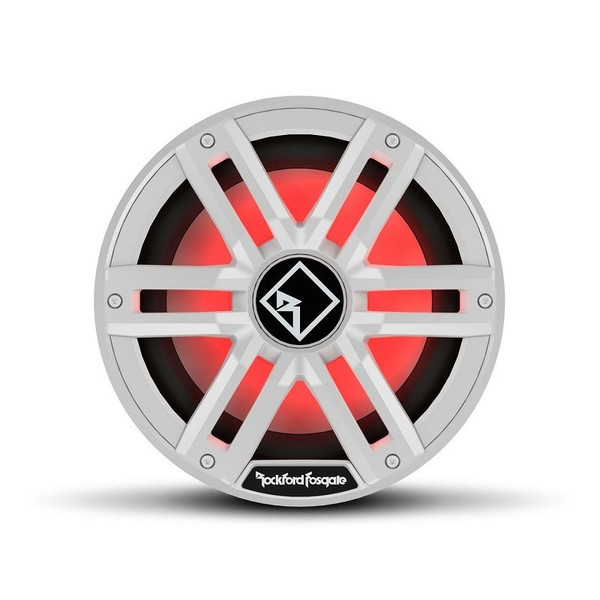 Polaris RZR M2 10" DCV 4-Ohm Color Optix Infinite Baffle Marine Subwoofer White - Rockford Fosgate