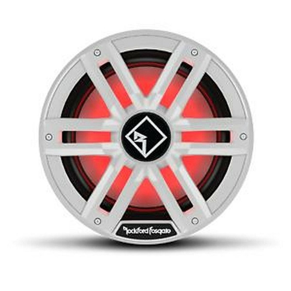 Polaris RZR M2 12" DVC 4-Ohm Optix Sealed Exclosure Marine Subwoofer (White) - Rockford Fosgate
