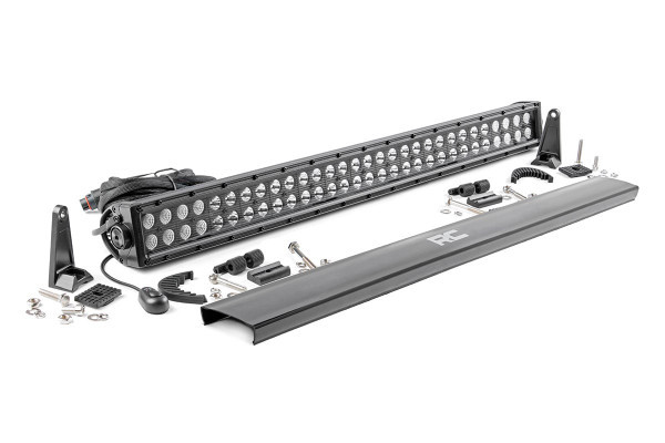 Can-Am Commander/Defender/Maverick X3/R 30" Black Series LED Light Bar Dual Row - Rough Country