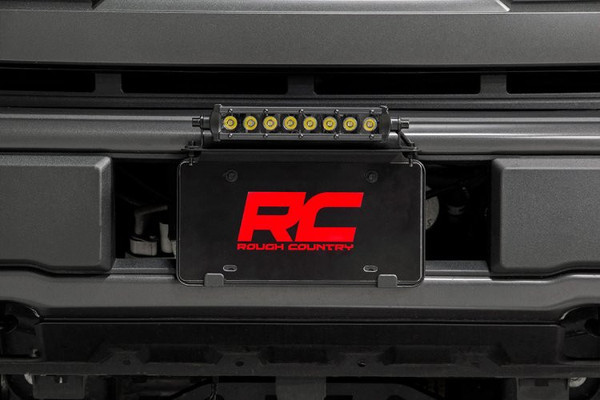 Honda Pioneer / Talon 8" Black LED License Plate Kit - Rough Country