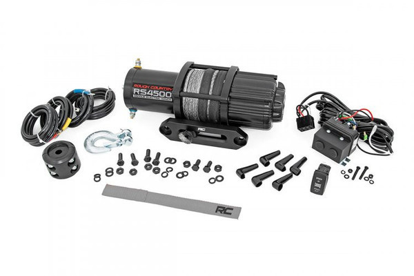 Honda Pioneer/Talon 4500lb Electric Winch with Synthetic Rope - Rough Country