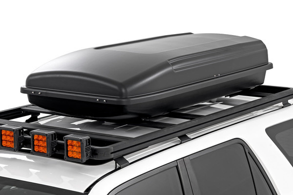 Kawasaki Mule Pro (FX/FXT) and Teryx KRX 1000 Hard Shell Strut Assisted Rooftop Cargo Box - Rough Country