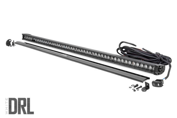 Kawasaki Teryx/Mule/KRX/Ridge 50" Black Series LED Light Bar Single Row - Rough Country