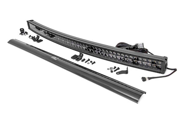 Polaris Ranger 50" Curved Dual Row CREE LED Light Bar Black Series - Rough Country