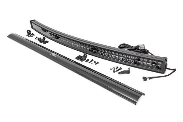 Polaris Ranger 54" Black Series LED Light Bar Curved Dual Row - Rough Country