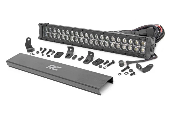 Polaris RZR 20" CREE LED Light Bar Black Series Dual Row - Rough Country