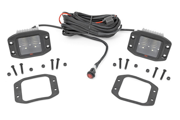 Polaris RZR Flush Mount 2" Spectrum Series LED Light Pods - Rough Country
