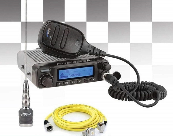 Can-Am Rugged M1 Race Series Waterproof Mobile With Antenna - Digital & Analog - Rugged Radios