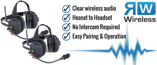 Can-Am Wireless Double Talk Dual Headset Intercom System - Rugged Radios