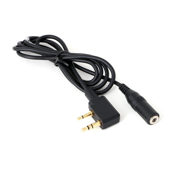 Honda Pioneer / Talon Kenwood 2-Pin Straight Cord Listen Only for Handheld Radio - Rugged Radios