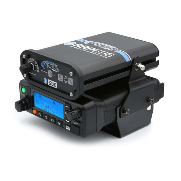 Polaris Ranger Mobile Radio & Intercom Side Mount Bracket Assembly - Rugged Radios