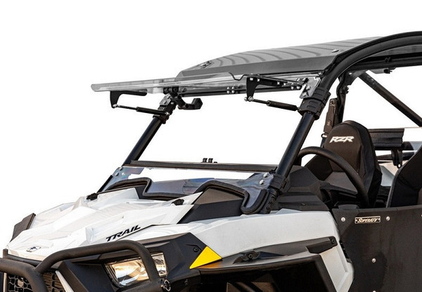 Polaris RZR Trail 900 Scratch Resistant Flip Windshield - SuperATV
