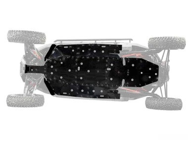 Polaris RZR Turbo R 4 Full Skid Plate - SuperATV
