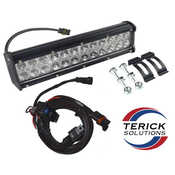 Polaris RZR 12" Light Bar with Pulse Bar Plug Harness - Terick Solutions
