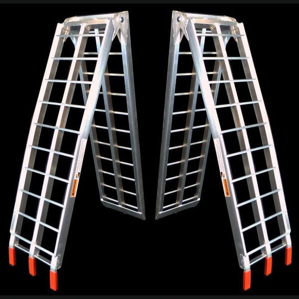 Kawasaki Mule / Ridge / Teryx 7.5 Ft Aluminum Loading Ramps (Pair) - Titan Ramps