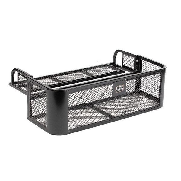 Kawasaki Mule / Ridge / Teryx Rear Drop Cargo Basket Rack - 150 lb. - Titan Ramps