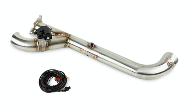 Polaris RZR Turbo Side Piece Header Pipe with Electronic Cutout - Trinity Racing