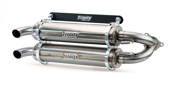Polaris RZR XP Turbo/S Stainless Steel Slip On Exhaust - Trinity Racing