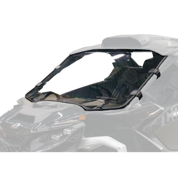 Can-Am Maverick R Removable Full Windshield Clear - Scratch Resistant - Tusk