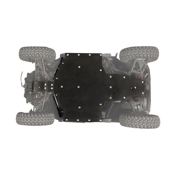 Polaris General XP 1000 / 1000 Quiet-Glide 3/8 UHMW FULL Skid Plate - Tusk