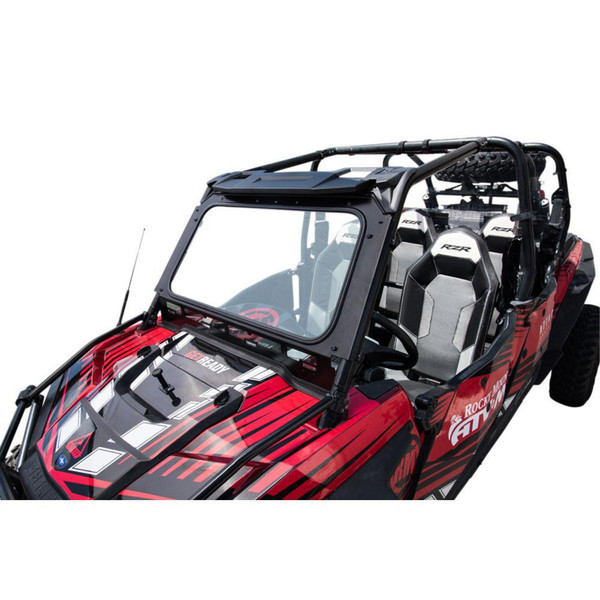 Polaris RZR 900/1000/XP Turbo Full Glass Windshield With Vent and 12" Windshield Wiper - Tusk