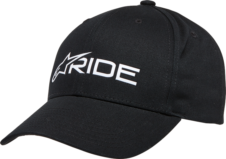 Alpinestars - Ride 3.0 Hat - Black/White - One Size - Ride 3.0 Hat - 1232-81030-1020