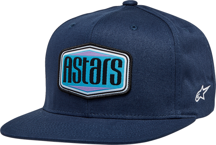 Alpinestars - Belvedere Flat Bill Hat - Navy - One Size - Belvedere Hat - 1232-81050-70