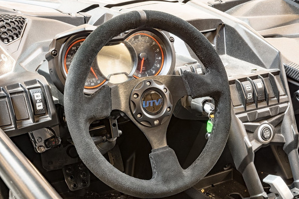 Can-Am Maverick X3 Bolt On Fixed Suede Steering Wheel Kit - UTV Inc