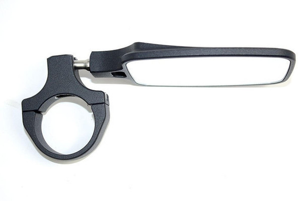Polaris RZR Black Clamp On 2" Billet Aluminum Break Away Side View Mirror - UTV Inc