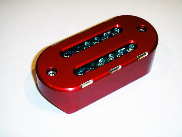 Polaris RZR RS1 1¾" Red Anodized Billet LED Dome Light - UTV Inc.