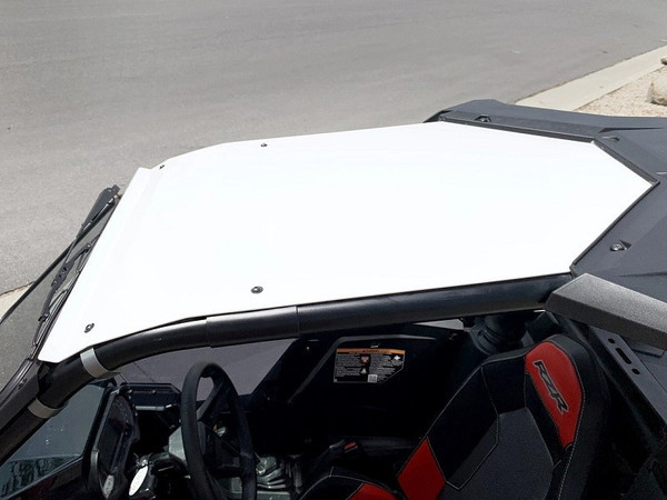 Polaris RS1 Aluminum Roof with Billet Mounts, Powder Coated, White - UTVZILLA