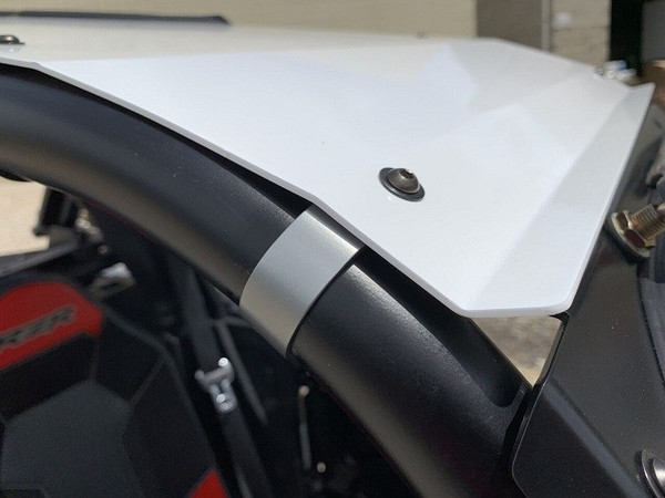 Polaris RZR RS1 White Aluminum Roof with Billet Mounts - UTVZilla