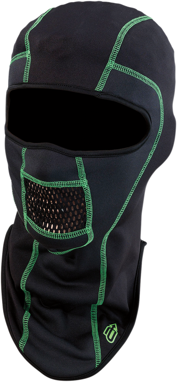 Arctiva - Balaclava Pro - Black/Green - Large/XL - Balaclava Pro - 2503-0378
